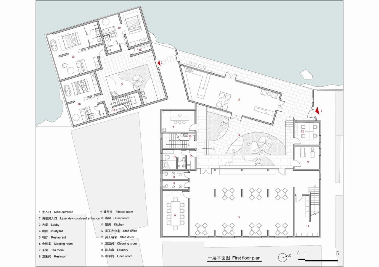 BIM建筑|海边的心灵驿站 ：大理双廊陶唐之丘度假酒店设计 / 三文建筑
