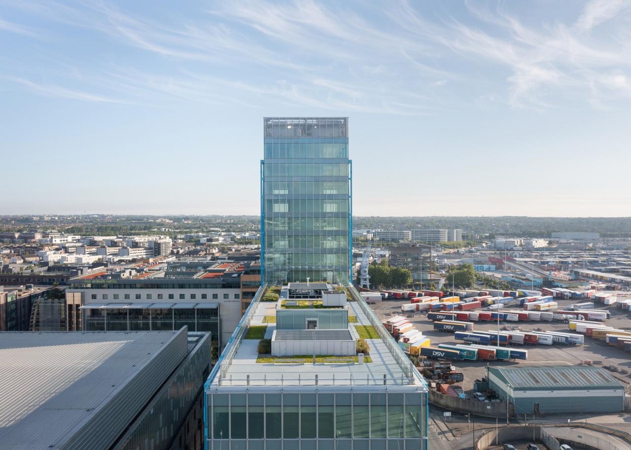 BIM建筑|蓝色‘骨头’，EXO 办公大楼 / Shay Cleary Architects