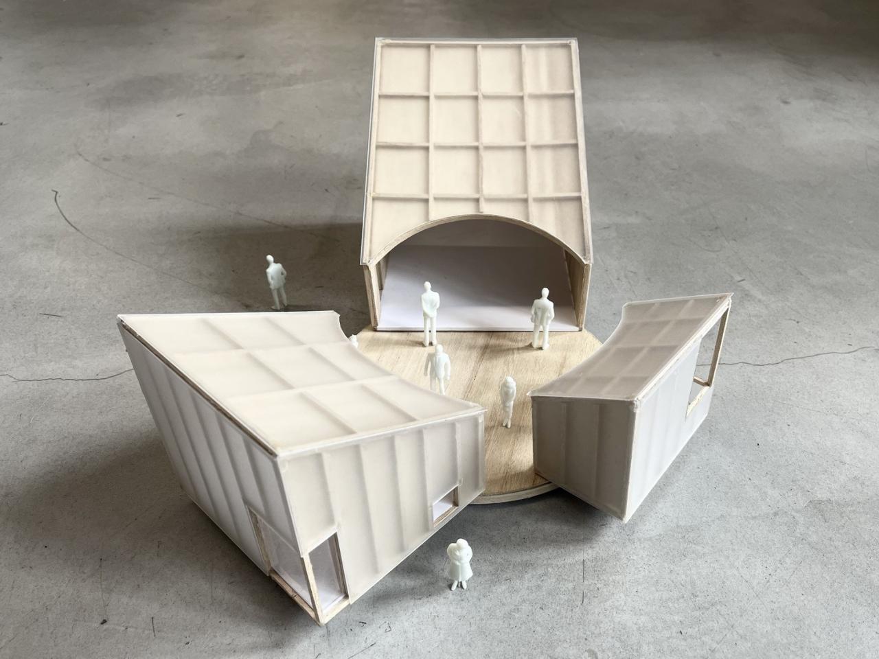 BIM建筑|间园 ：闹市中的空间装置 / 间筑设计