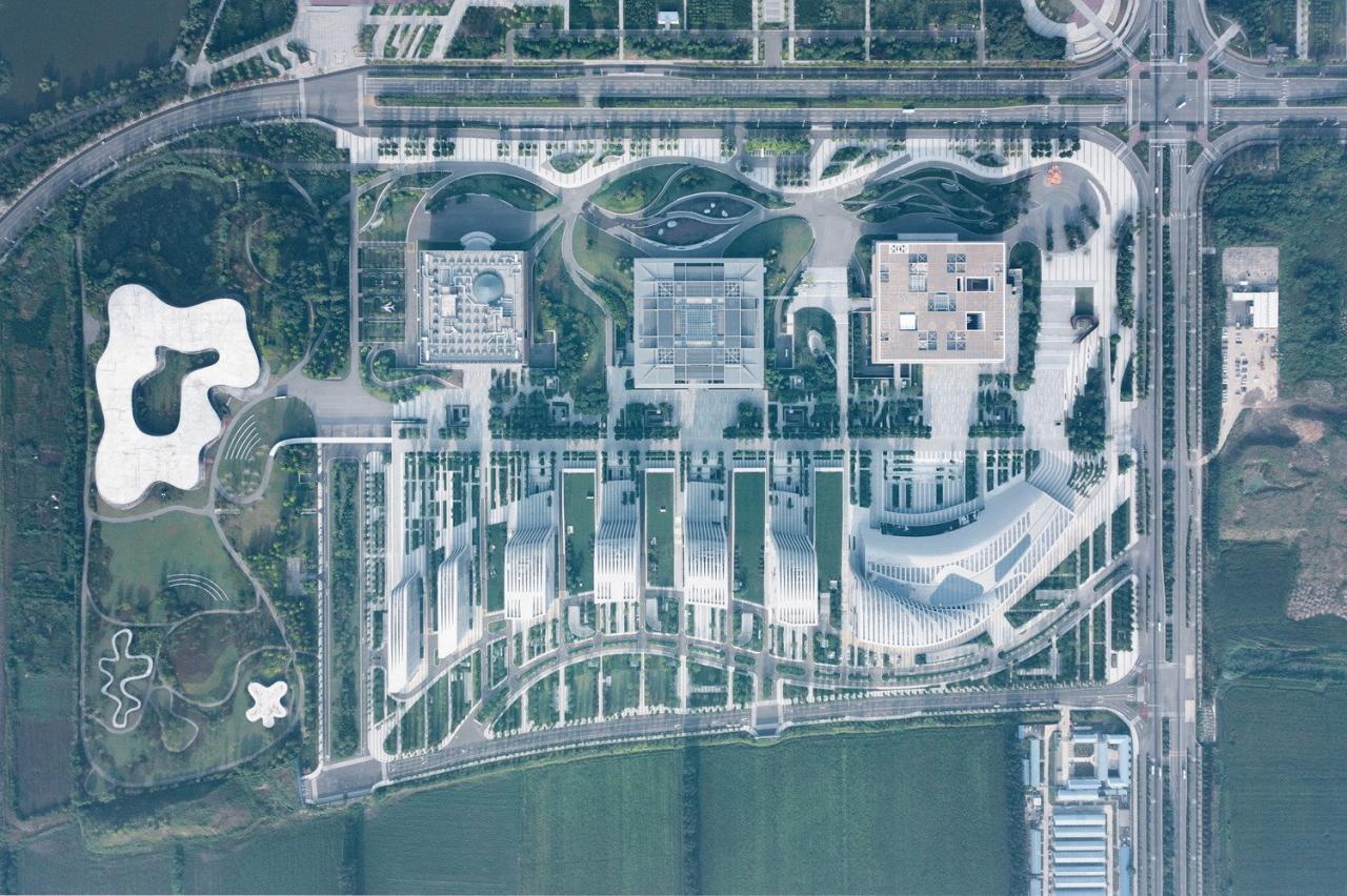 BIM建筑|高山流水、兼收并蓄的城市文化新名片—济宁市文化中心三期文化产业园 / Laguarda.Low Architects (LLA)