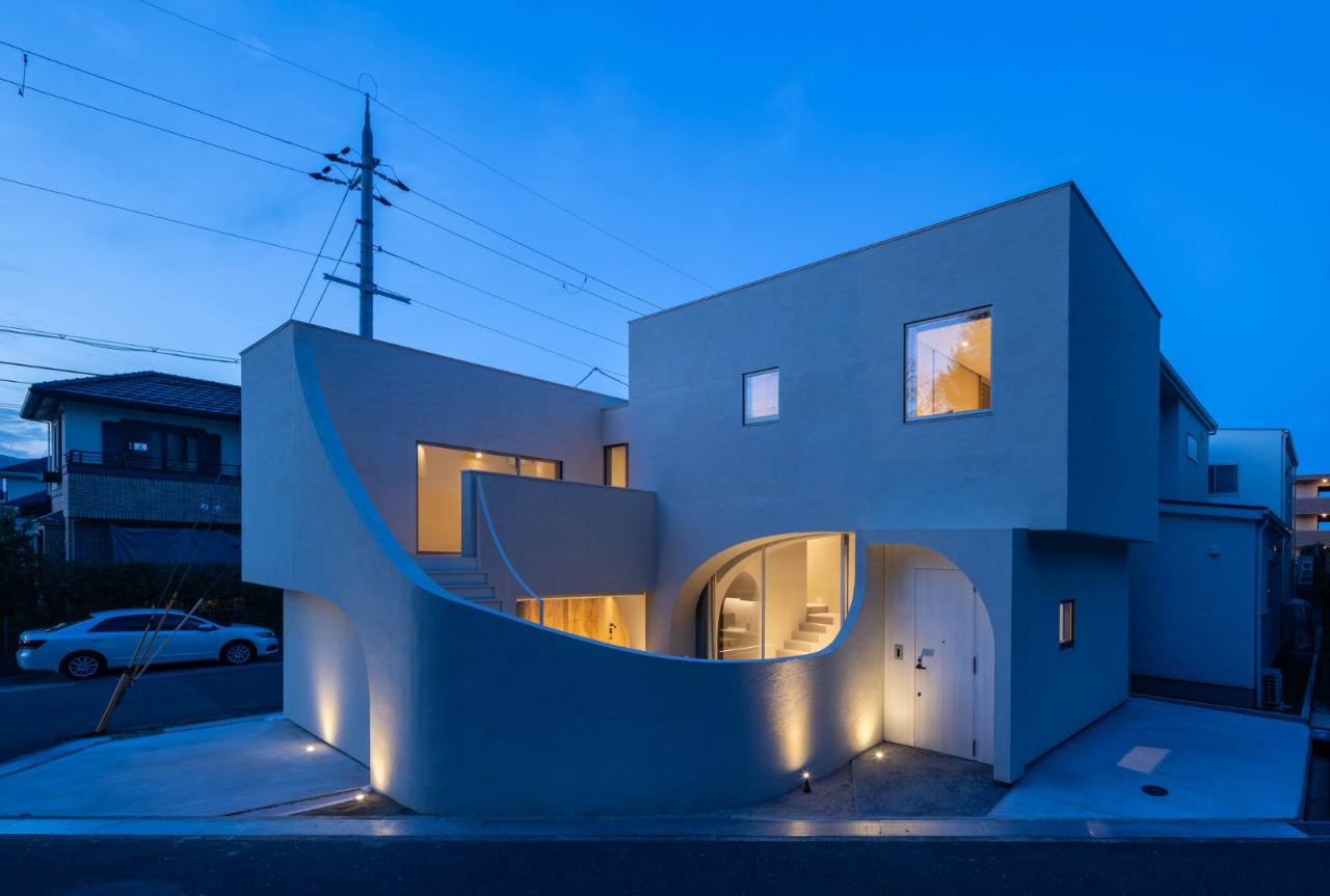 BIM建筑|曲线屋 / Daisuke Ibano, Ryosuke Fujii