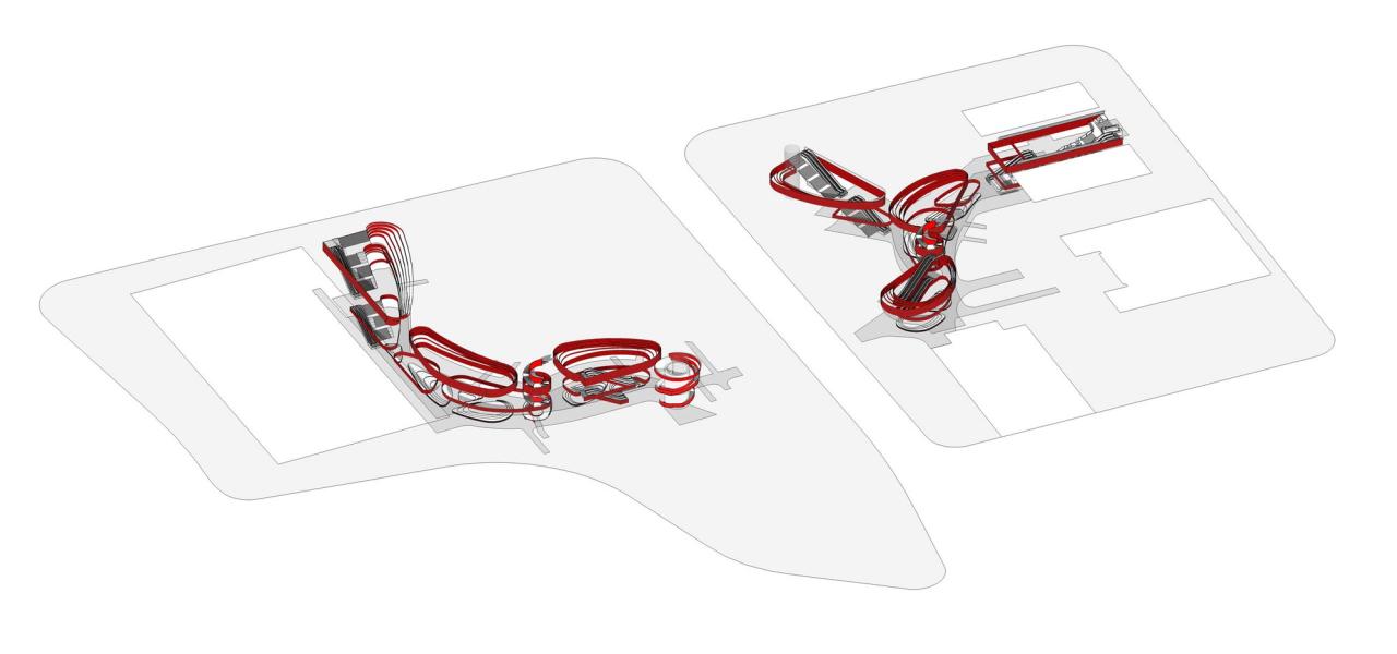 BIM建筑|上海苏河湾万象天地 / Kokaistudios