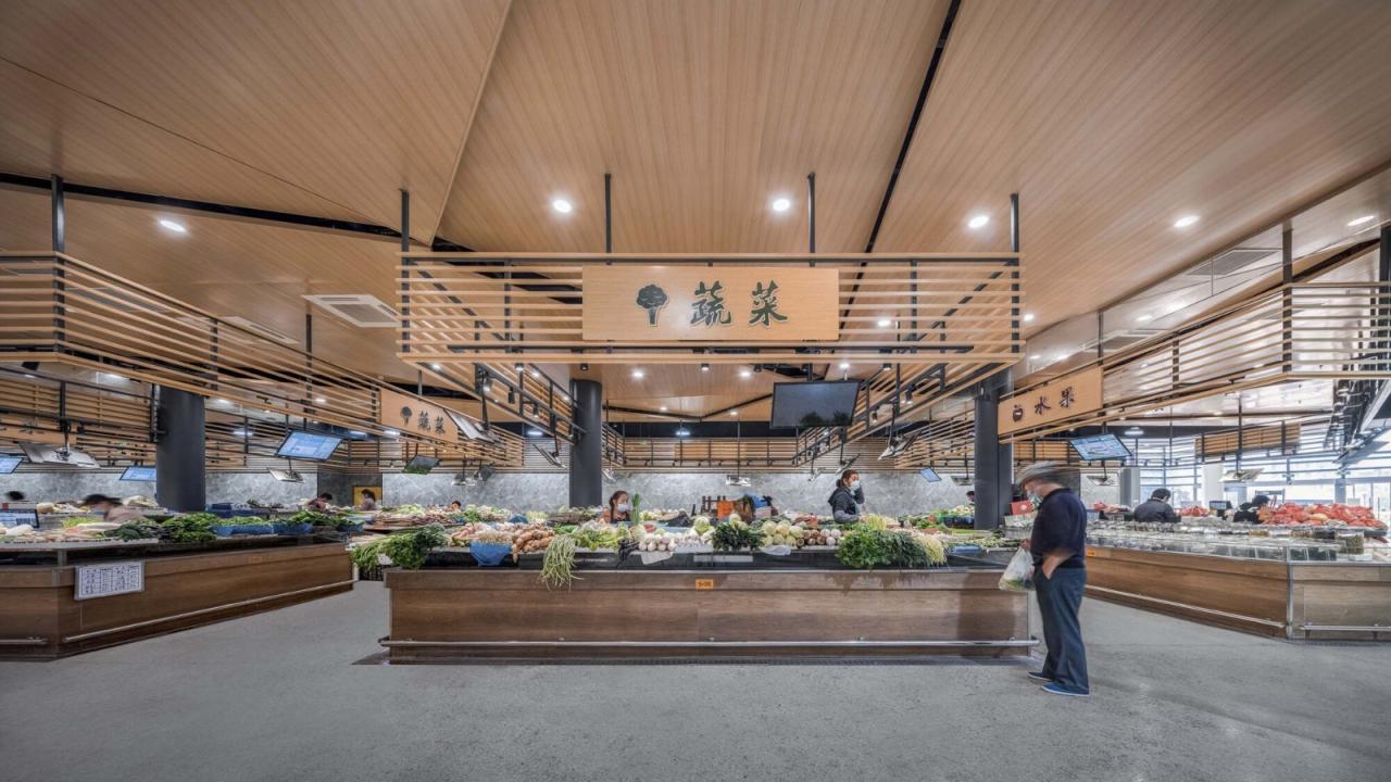 BIM建筑|刘潭市集 / 米丈建筑