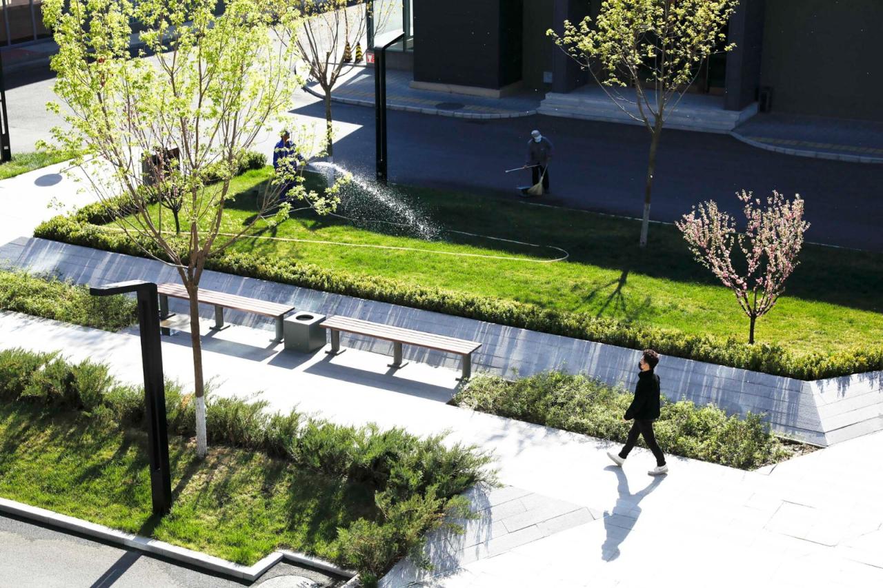 BIM建筑|朝向天空的院子——北京通州潞城市民中心 / 意度建筑