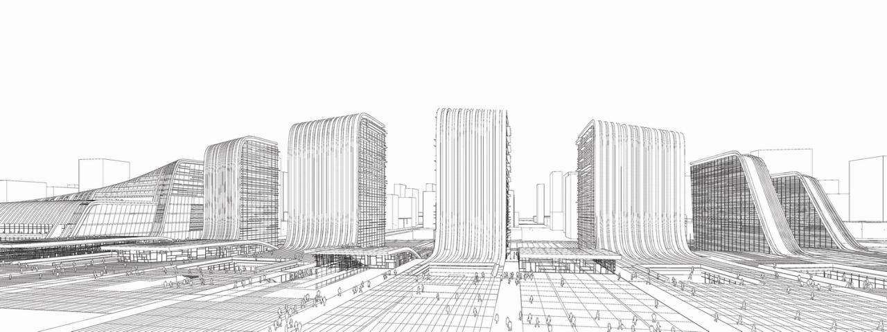 BIM建筑|高山流水、兼收并蓄的城市文化新名片—济宁市文化中心三期文化产业园 / Laguarda.Low Architects (LLA)