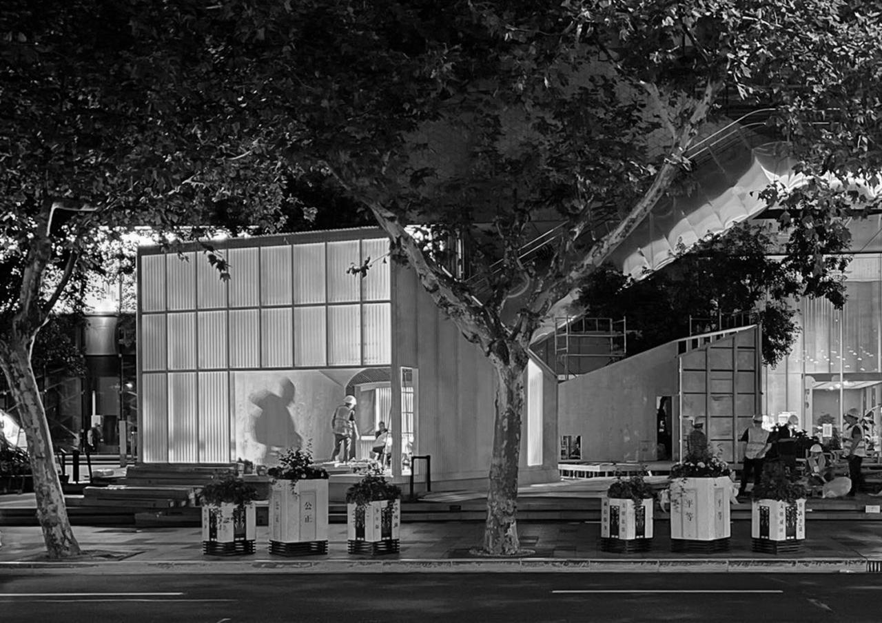 BIM建筑|间园 ：闹市中的空间装置 / 间筑设计