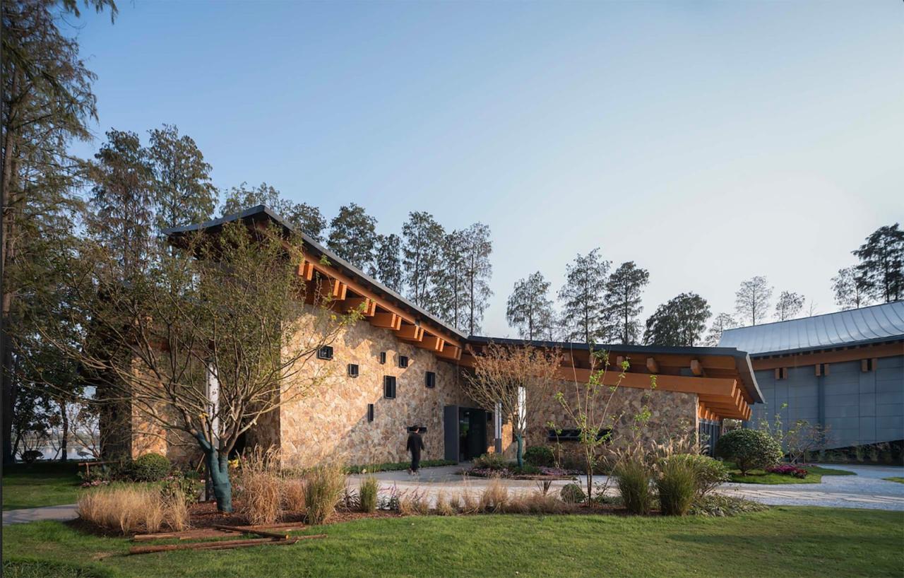 BIM建筑|中国履行《湿地公约》30周年成就展馆 / 华中科技大学李保峰建筑工作室