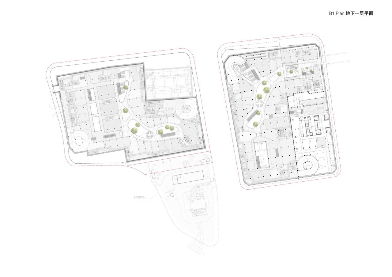 BIM建筑|上海苏河湾万象天地 / Kokaistudios