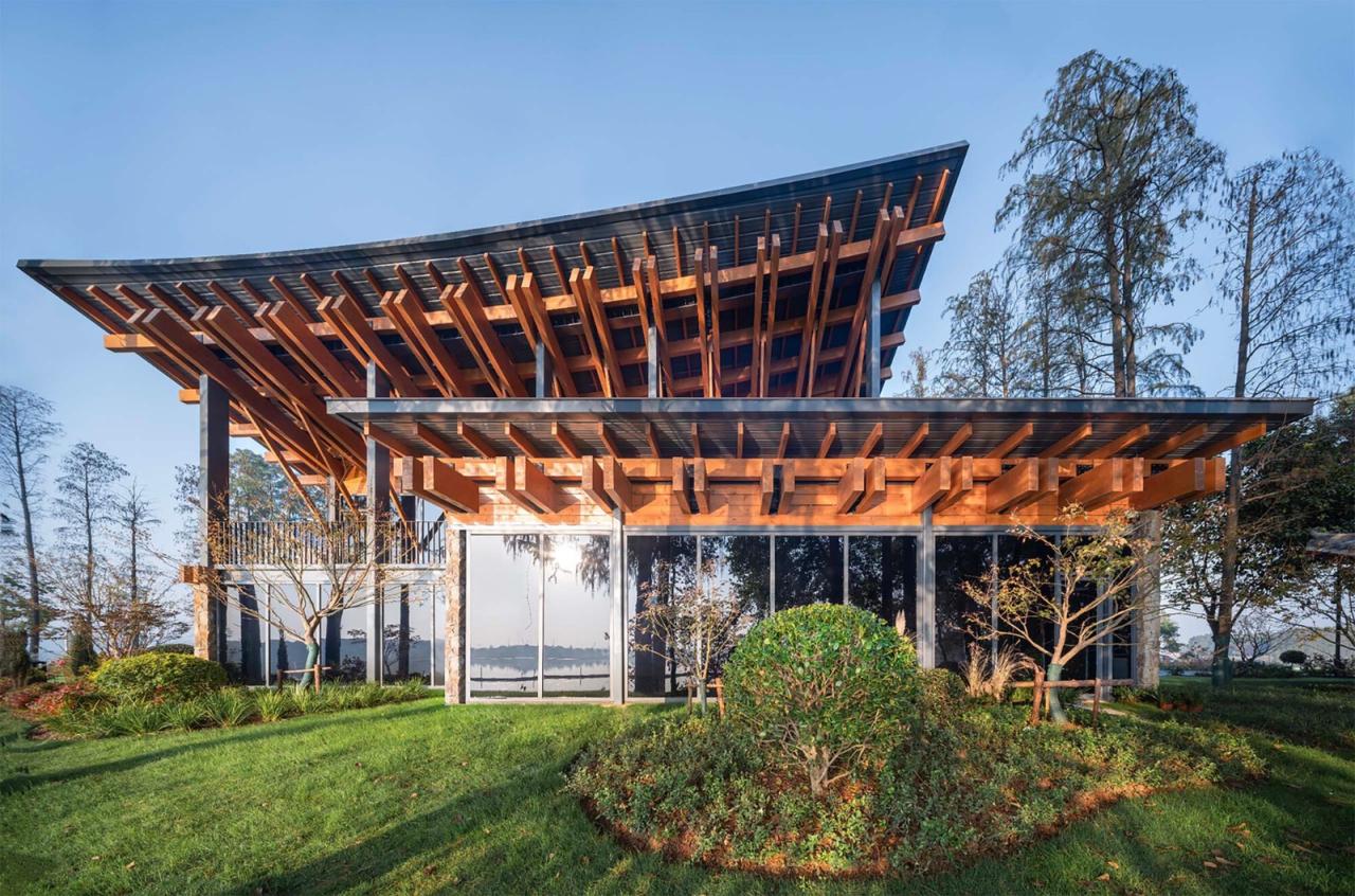 BIM建筑|中国履行《湿地公约》30周年成就展馆 / 华中科技大学李保峰建筑工作室