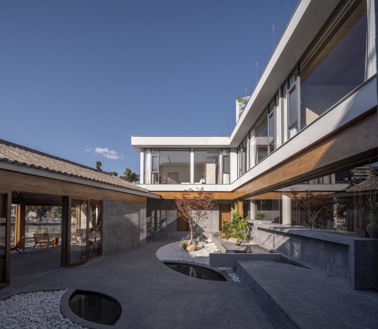 BIM建筑|海边的心灵驿站 ：大理双廊陶唐之丘度假酒店设计 / 三文建筑