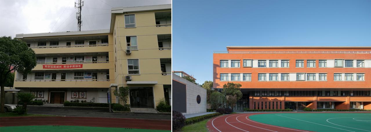 BIM建筑|兰生复旦中学国和路校区改扩建项目 / 上海华都建筑规划设计有限公司