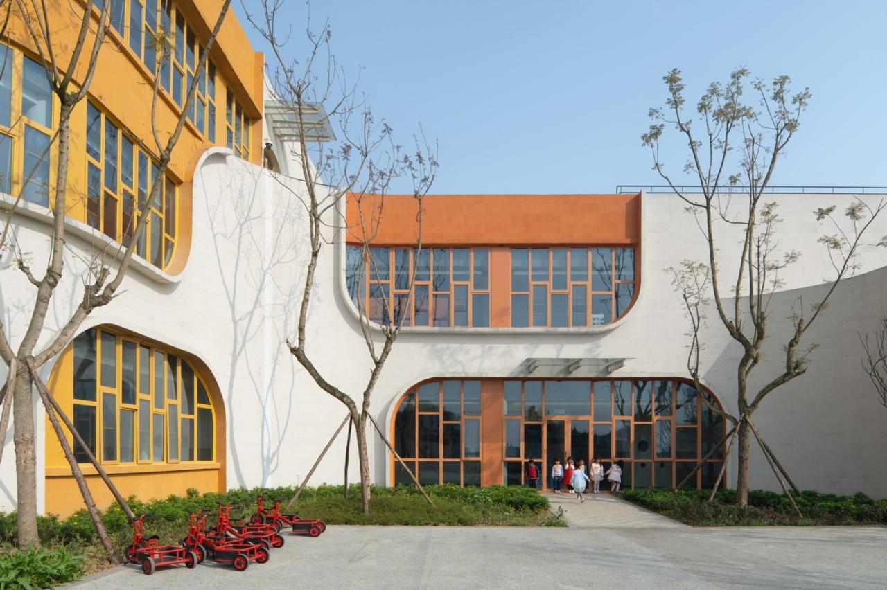 BIM建筑|成都市双流区九龙湖幼儿园 / 本末建筑　