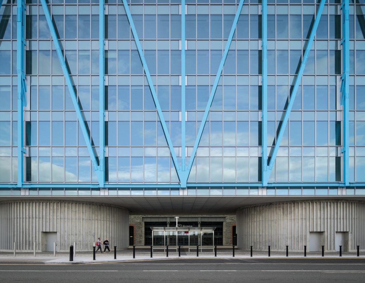 BIM建筑|蓝色‘骨头’，EXO 办公大楼 / Shay Cleary Architects