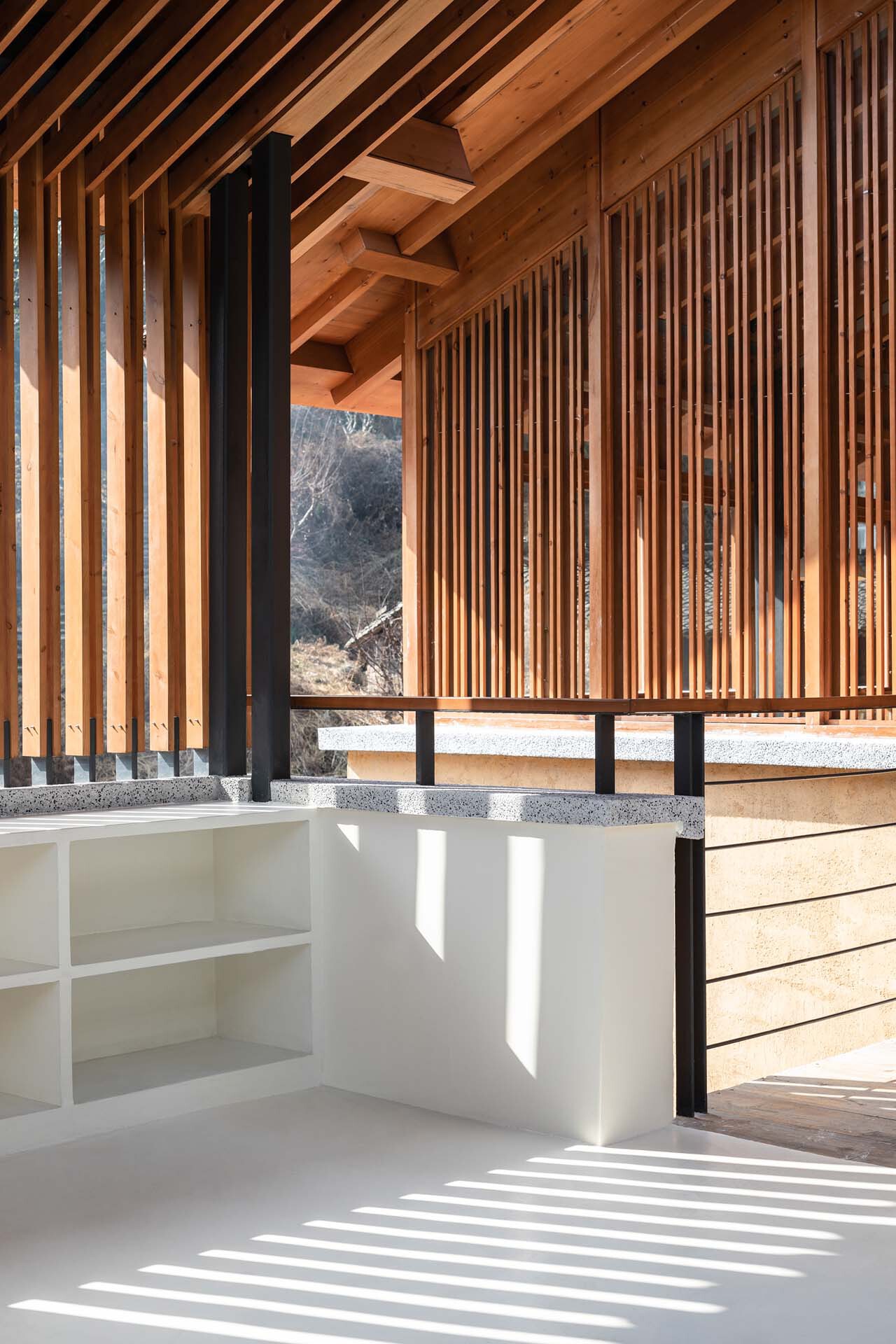 BIM建筑|奉化栖霞坑发电站改造的溪边餐厅 / 尌林建筑设计事务所