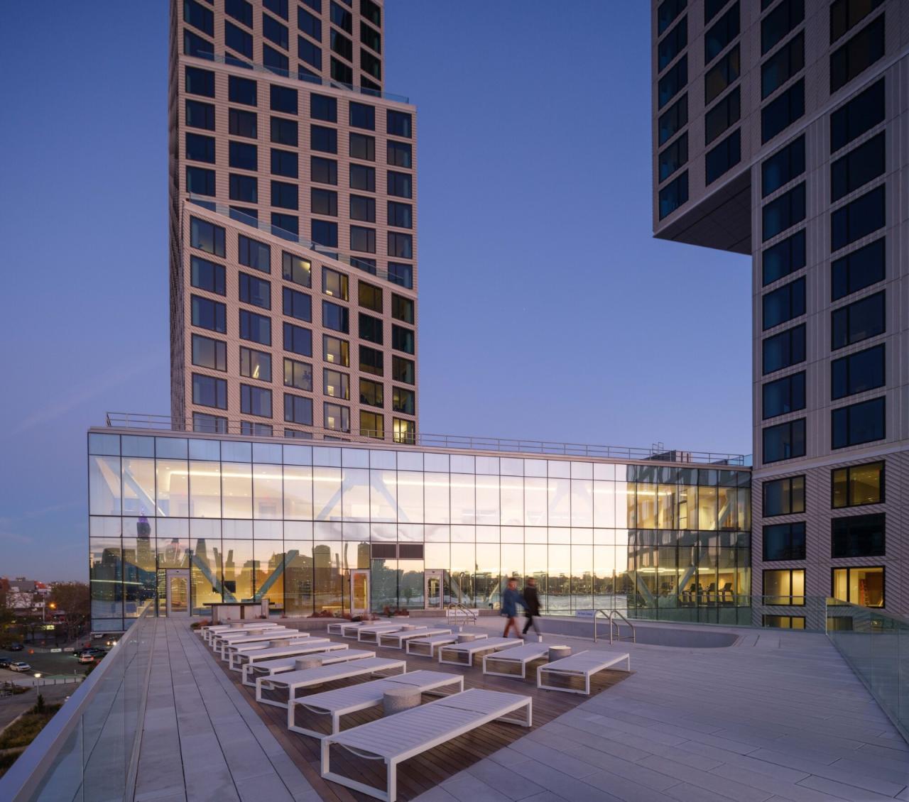 BIM建筑|纽约绿点 Landing D，掰开体量 / OMA / Jason Long