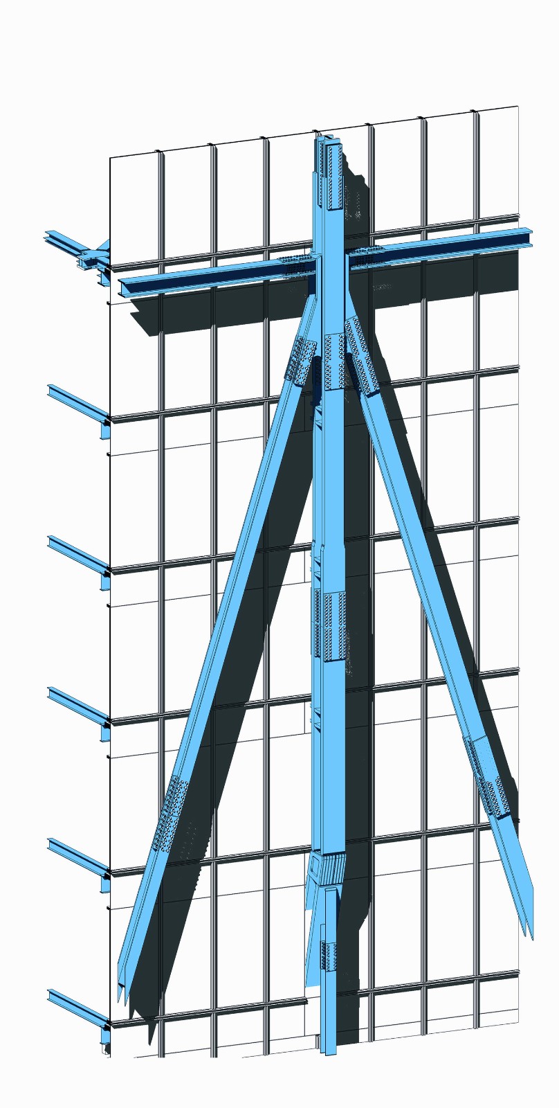 BIM建筑|蓝色‘骨头’，EXO 办公大楼 / Shay Cleary Architects