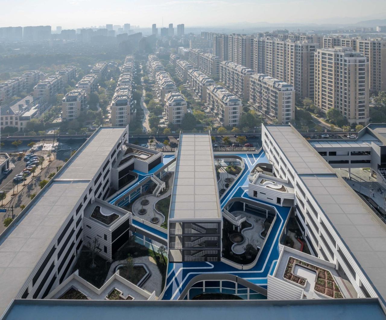 BIM建筑|衢州新华第二学校 / 零壹城市建筑事务所