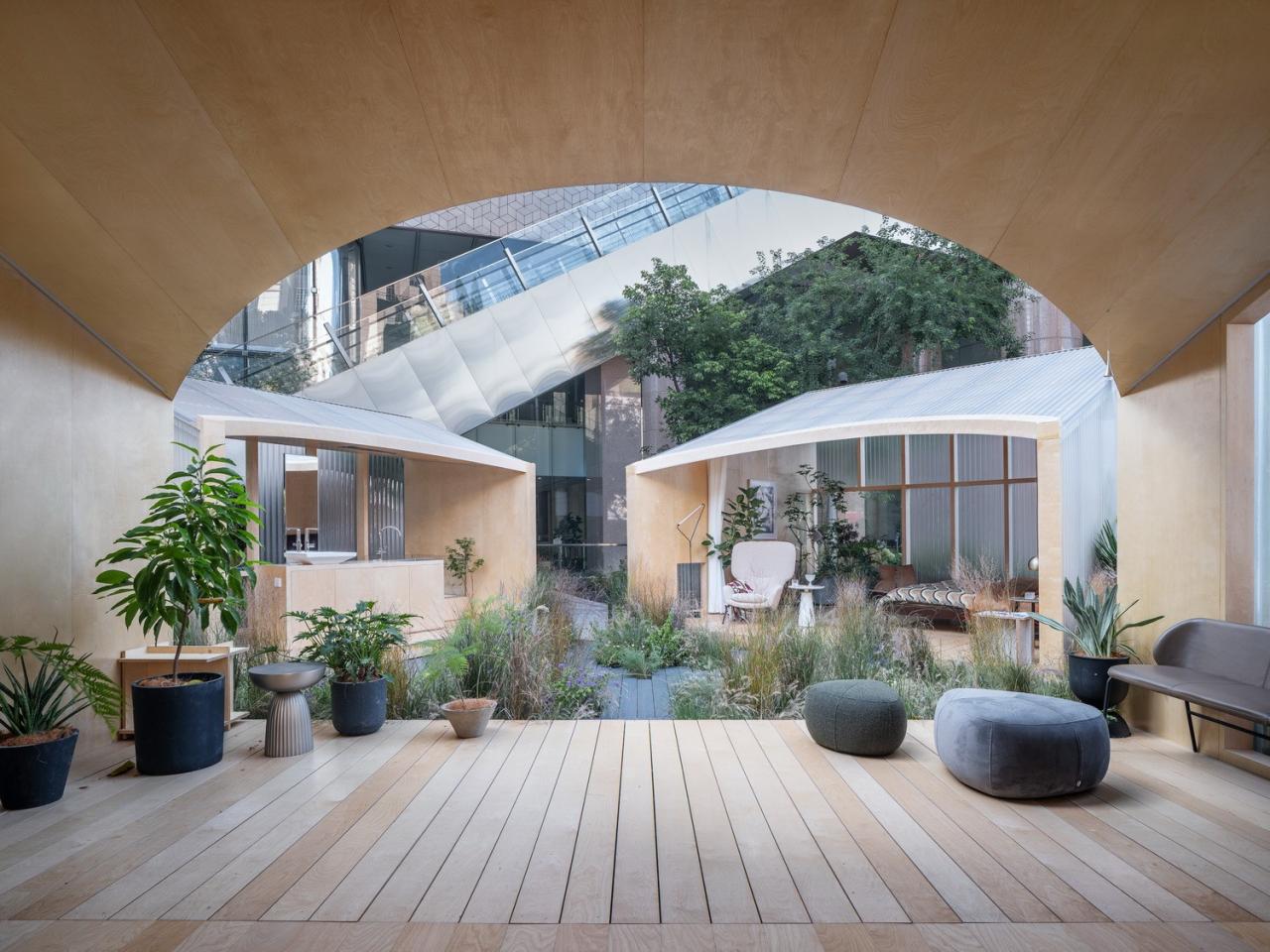 BIM建筑|间园 ：闹市中的空间装置 / 间筑设计