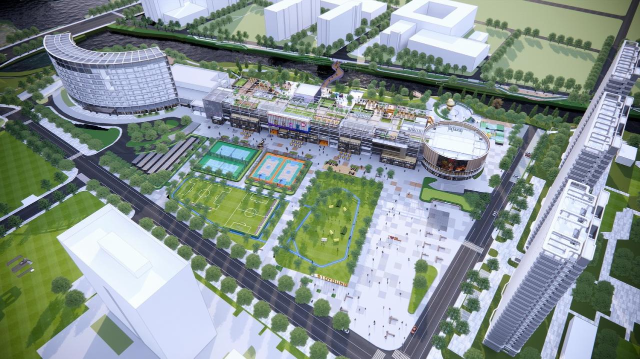 BIM建筑|遇见未来——510生活广场改造 / 简和建筑