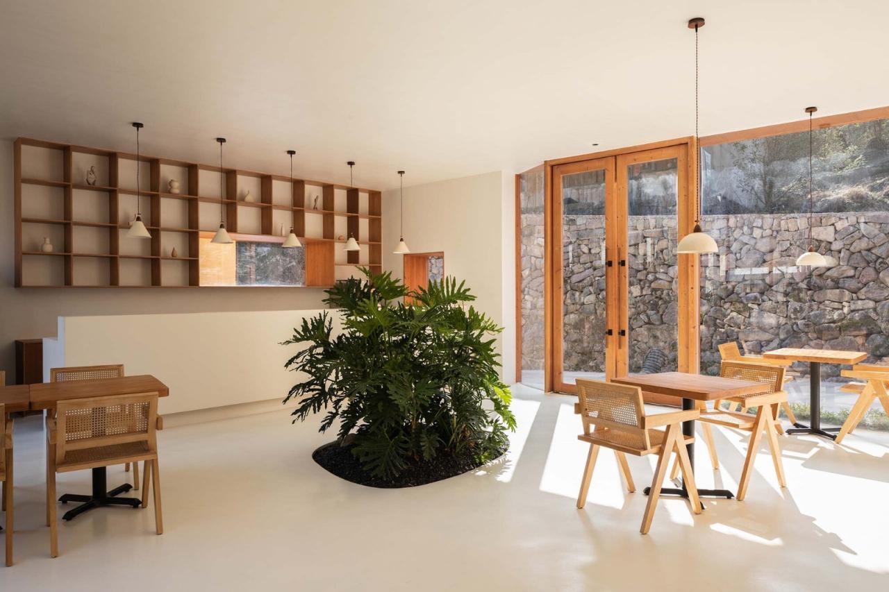 BIM建筑|奉化栖霞坑发电站改造的溪边餐厅 / 尌林建筑设计事务所