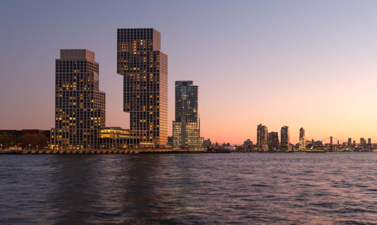 BIM建筑|纽约绿点 Landing D，掰开体量 / OMA / Jason Long