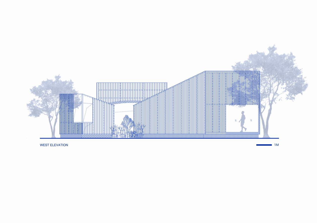 BIM建筑|间园 ：闹市中的空间装置 / 间筑设计
