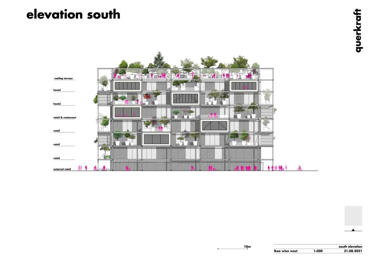 BIM建筑|宜家商场 / Querkraft