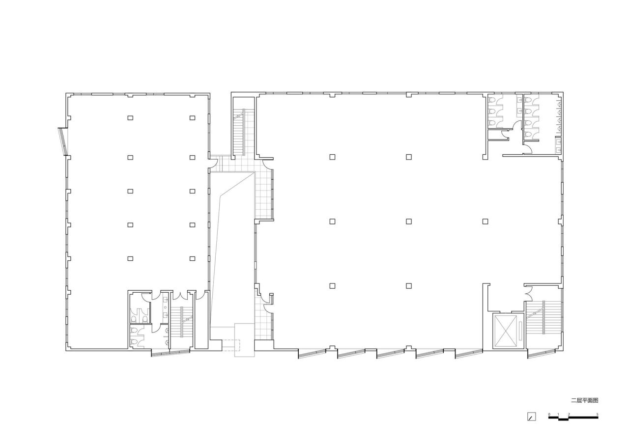 BIM建筑|东财工业区7#8#楼改造 / 深圳对角线建筑设计