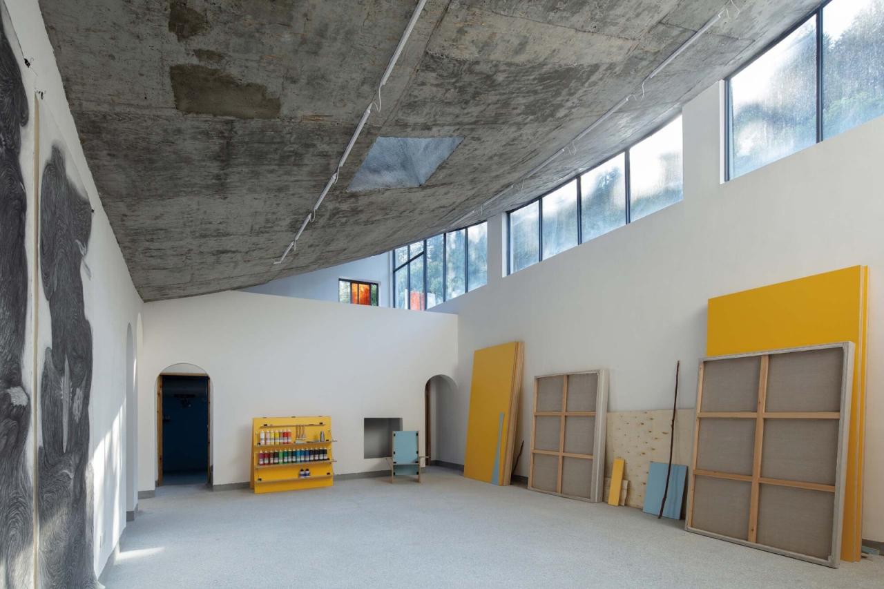 BIM建筑|乡村画室 / 跳房子建筑工作室