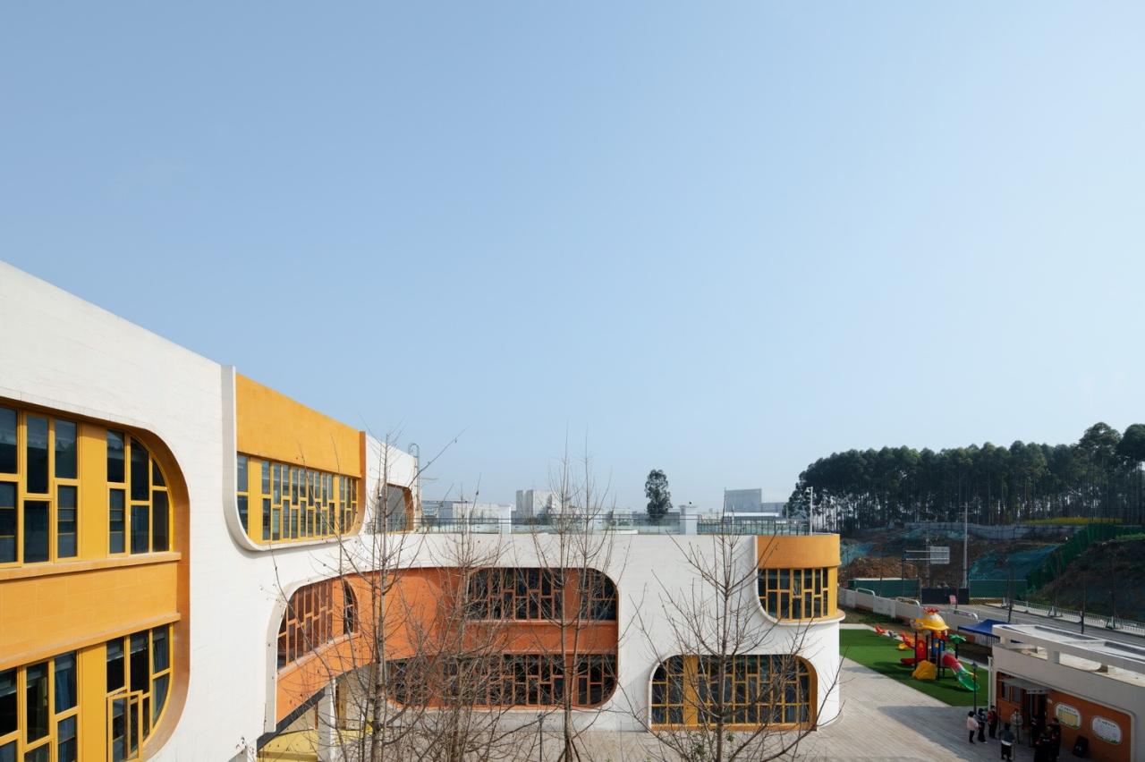 BIM建筑|成都市双流区九龙湖幼儿园 / 本末建筑　