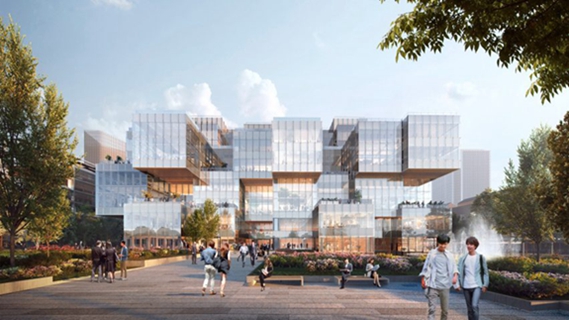 BIM建筑|SOM在上海设计阿里巴巴“云状”总部