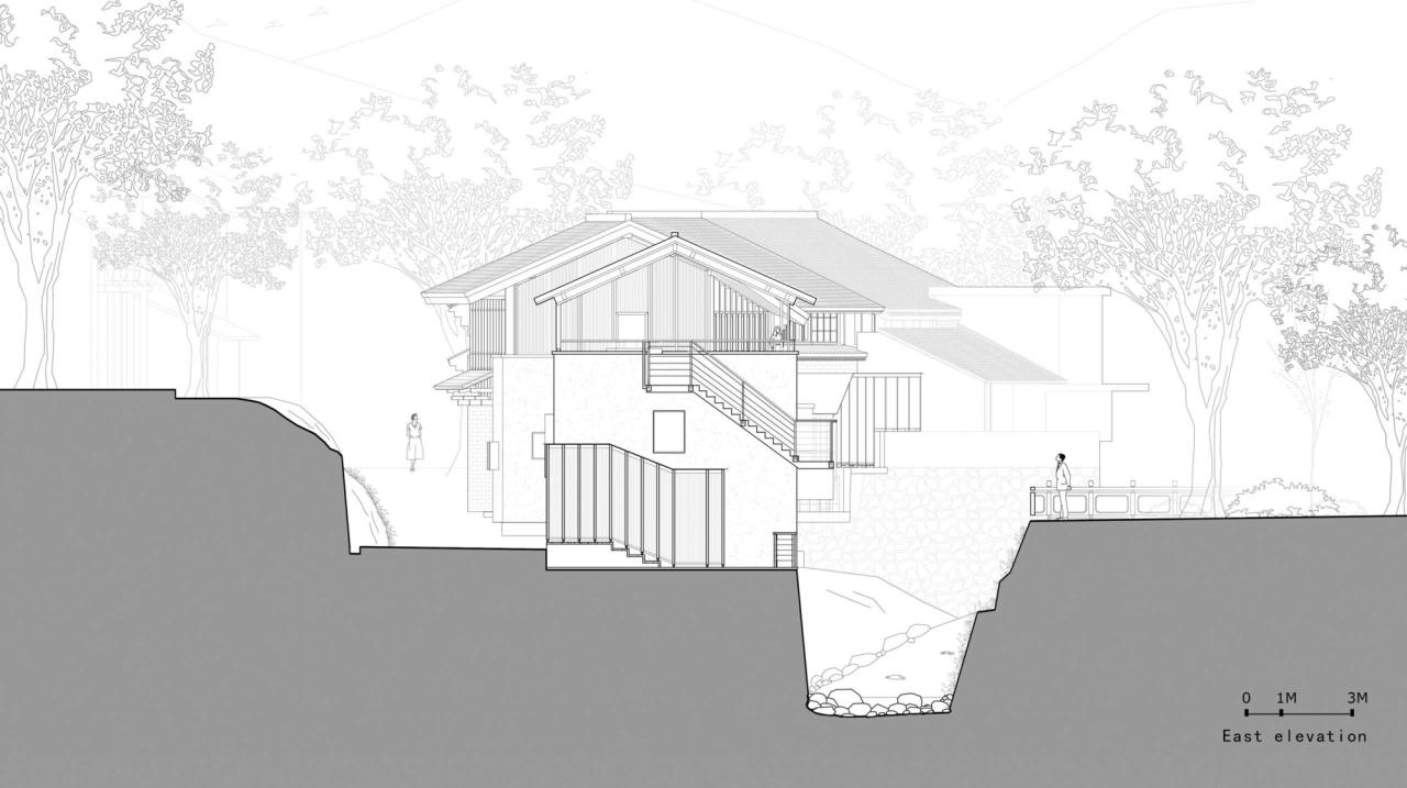 BIM建筑|奉化栖霞坑发电站改造的溪边餐厅 / 尌林建筑设计事务所