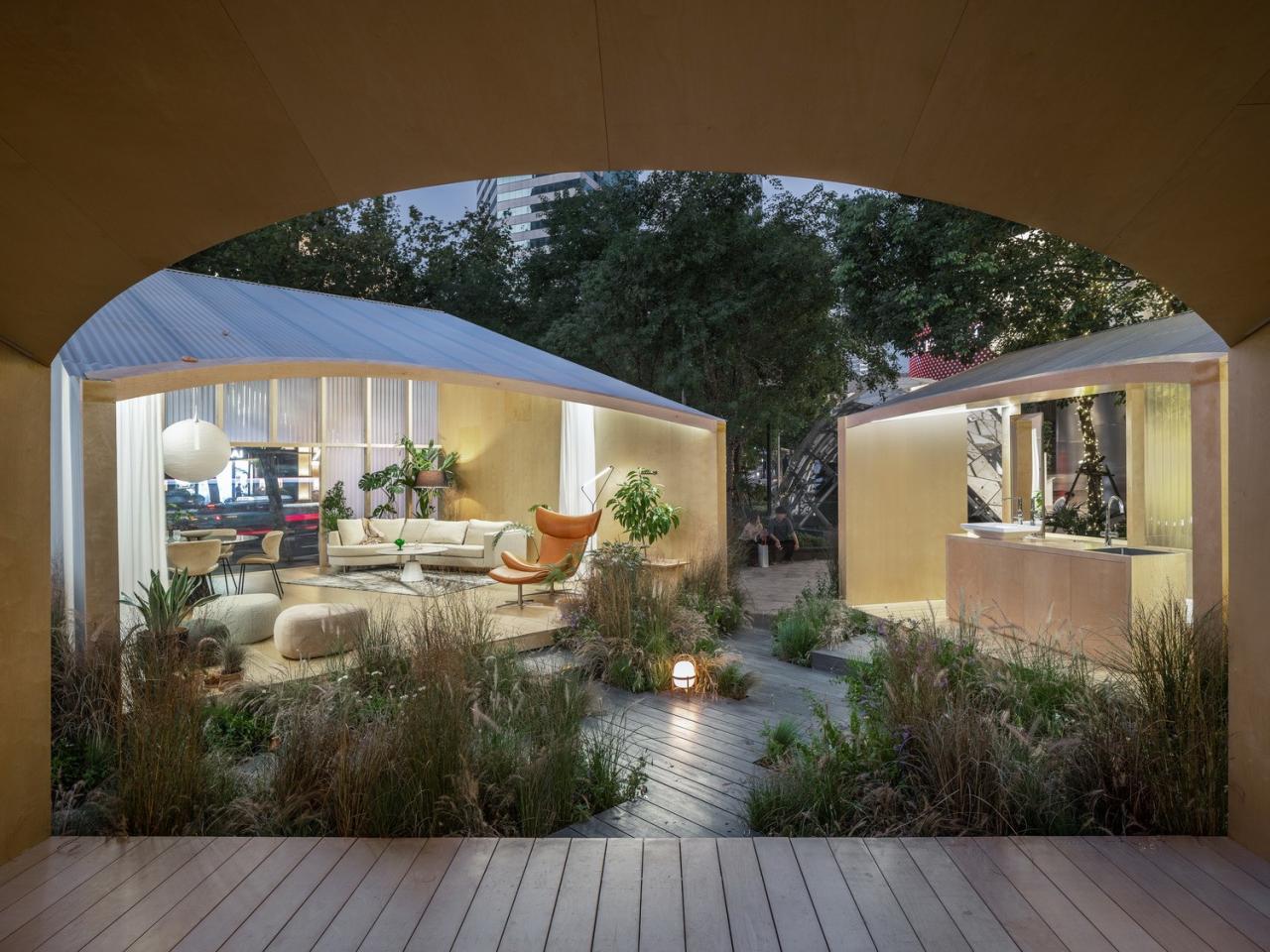 BIM建筑|间园 ：闹市中的空间装置 / 间筑设计