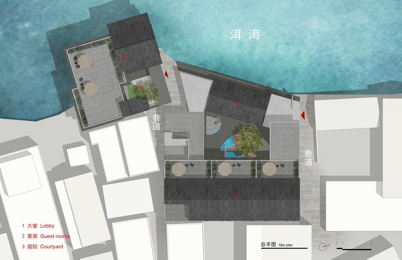 BIM建筑|海边的心灵驿站 ：大理双廊陶唐之丘度假酒店设计 / 三文建筑