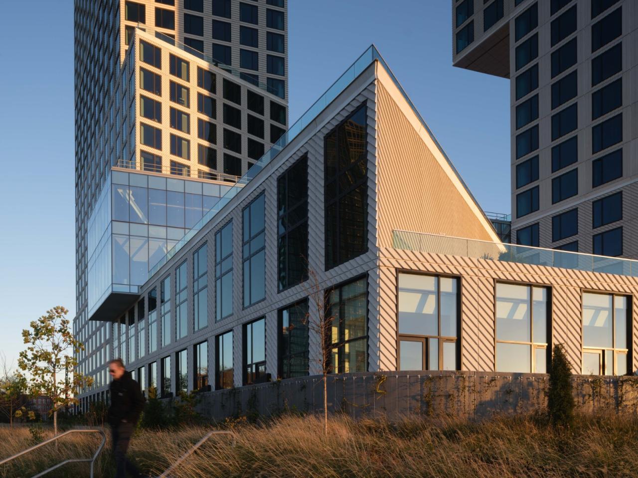 BIM建筑|纽约绿点 Landing D，掰开体量 / OMA / Jason Long