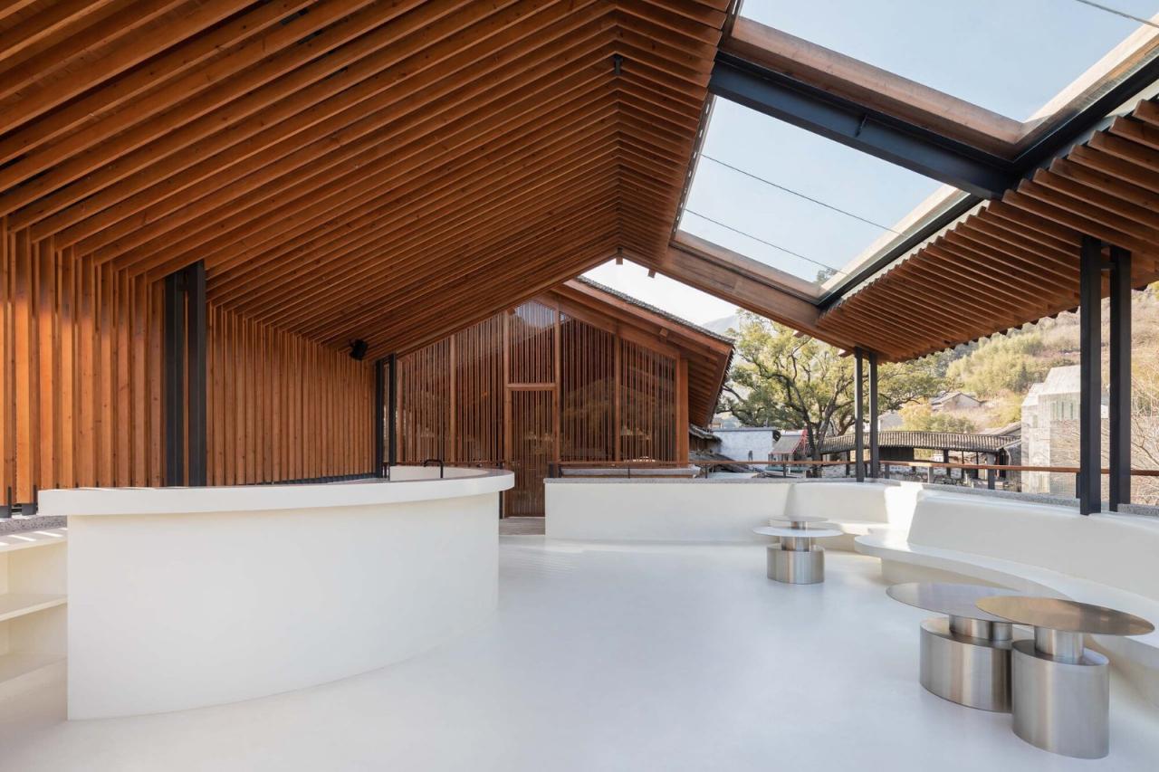 BIM建筑|奉化栖霞坑发电站改造的溪边餐厅 / 尌林建筑设计事务所