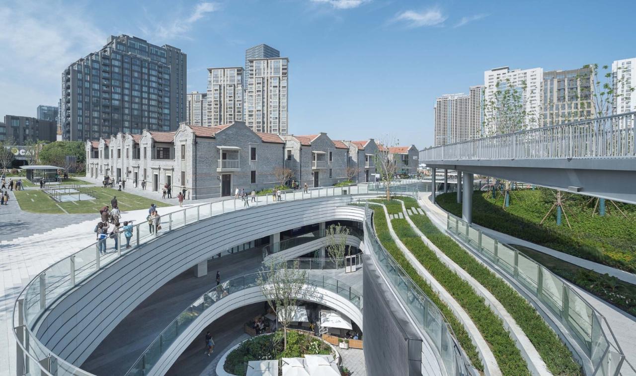 BIM建筑|上海苏河湾万象天地 / Kokaistudios