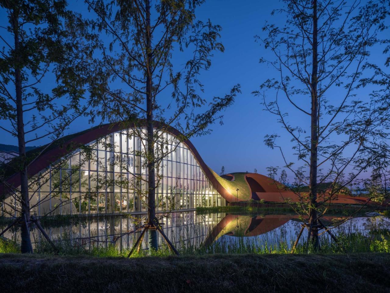 BIM建筑|华侨城巢湖自然文化中心 / 上海前及建筑设计事务所