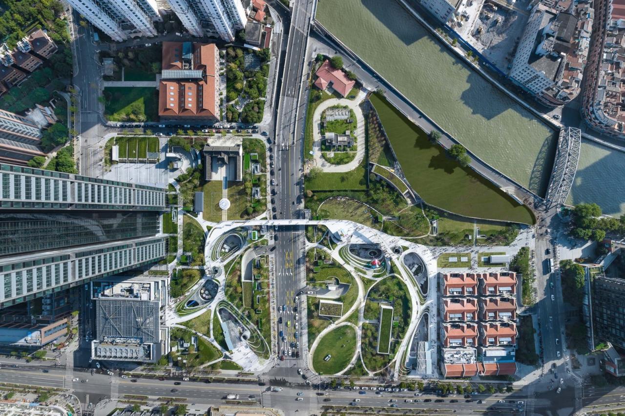 BIM建筑|上海苏河湾万象天地 / Kokaistudios