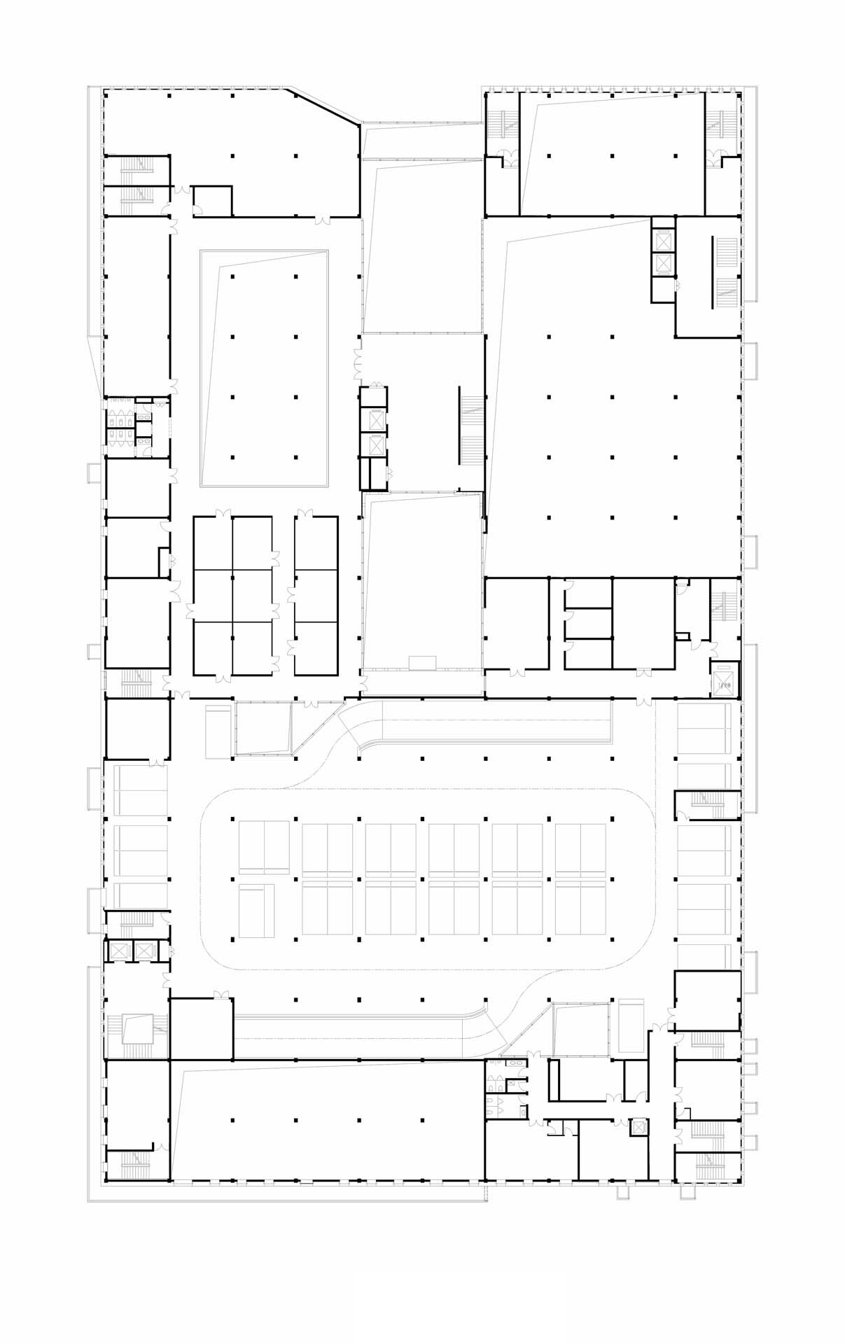 BIM建筑|朝向天空的院子——北京通州潞城市民中心 / 意度建筑