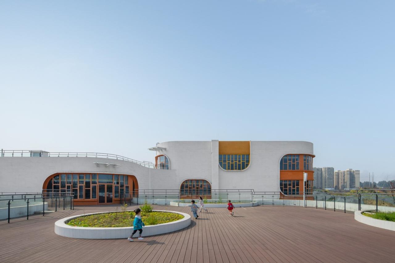 BIM建筑|成都市双流区九龙湖幼儿园 / 本末建筑　