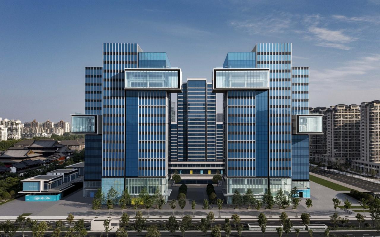 BIM建筑|杭州英蓝中心 / ARQ建筑事务所+Farrells法雷尔