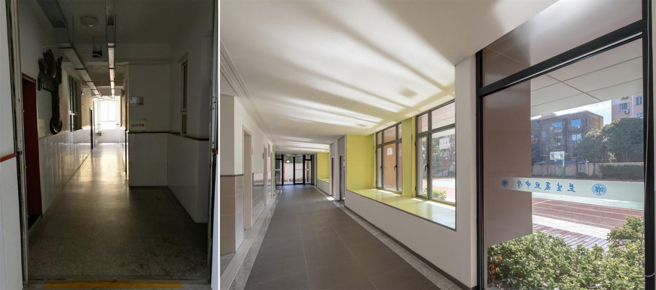 BIM建筑|兰生复旦中学国和路校区改扩建项目 / 上海华都建筑规划设计有限公司