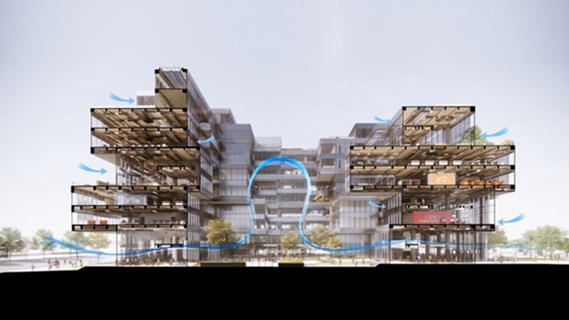 BIM建筑|SOM在上海设计阿里巴巴“云状”总部