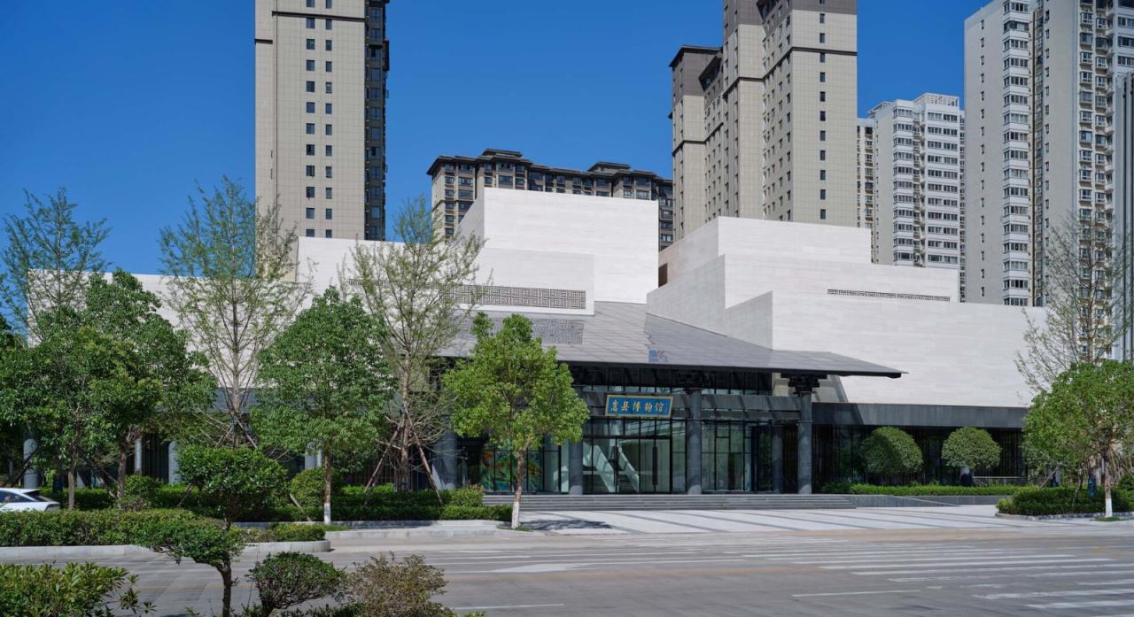 BIM建筑|嵩县三馆合一建设项目 / 王晖建筑工作室