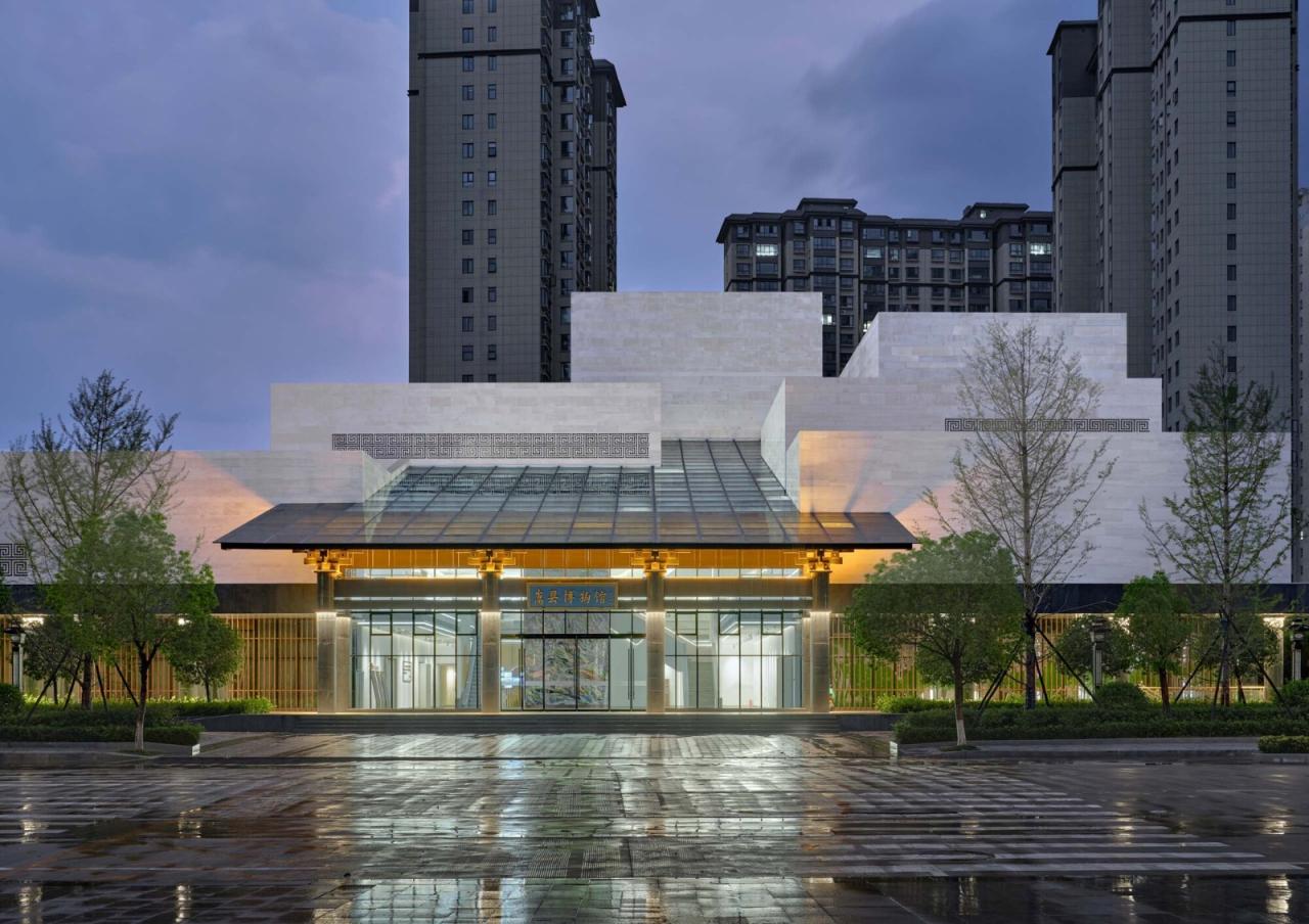 BIM建筑|嵩县三馆合一建设项目 / 王晖建筑工作室