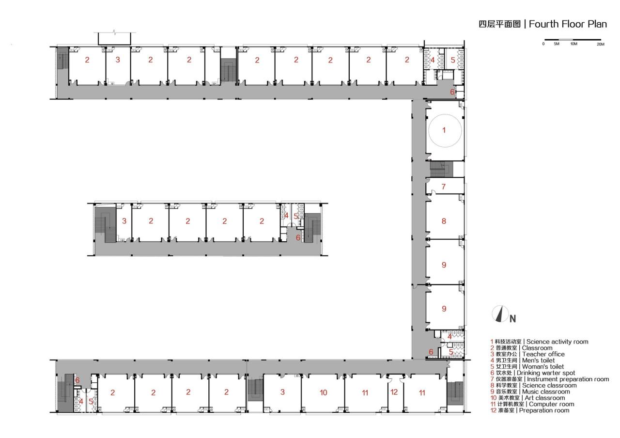 BIM建筑|衢州新华第二学校 / 零壹城市建筑事务所
