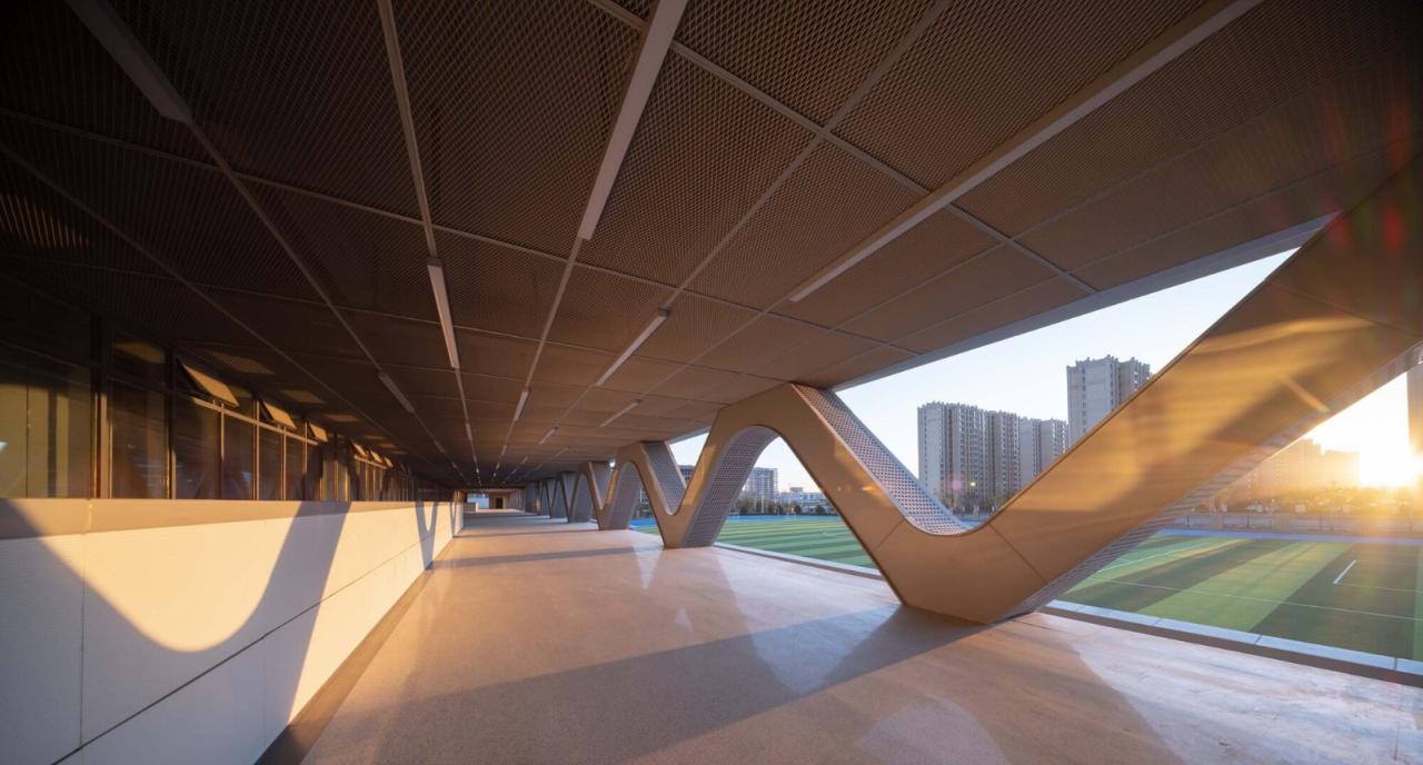 BIM建筑|济南历城二中彩石校区 / 同圆设计