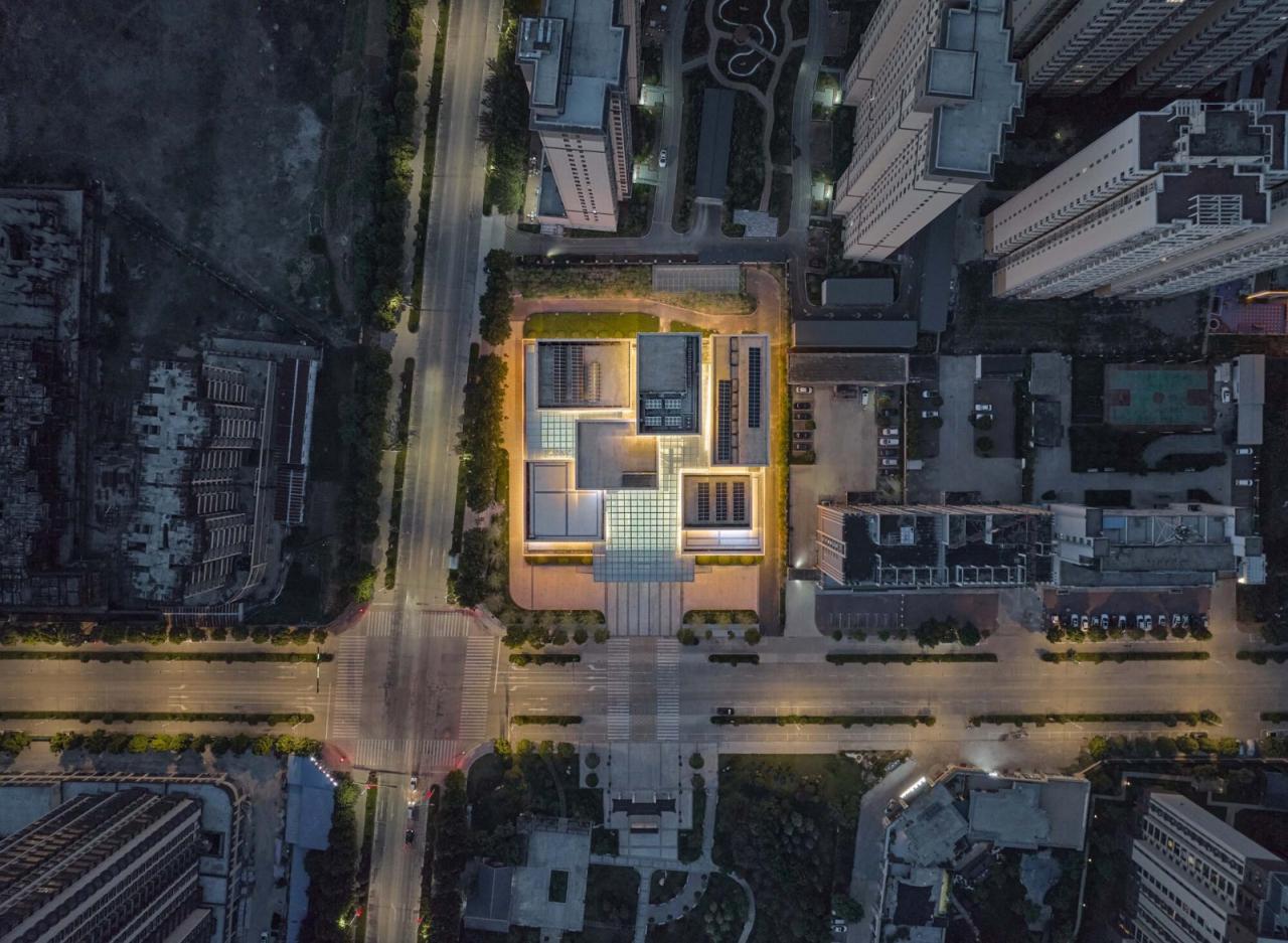 BIM建筑|嵩县三馆合一建设项目 / 王晖建筑工作室