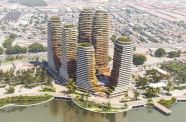 BIM建筑|MVRDV设计厄瓜多尔六座相互连接的摩天大楼-BIM建筑网